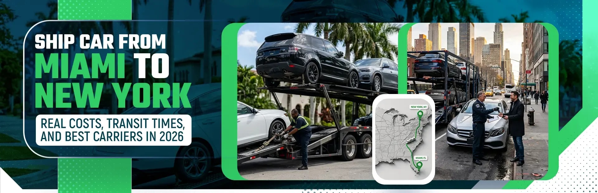 Ship a Car From Miami to New York in 2026: Real Costs and Carriers