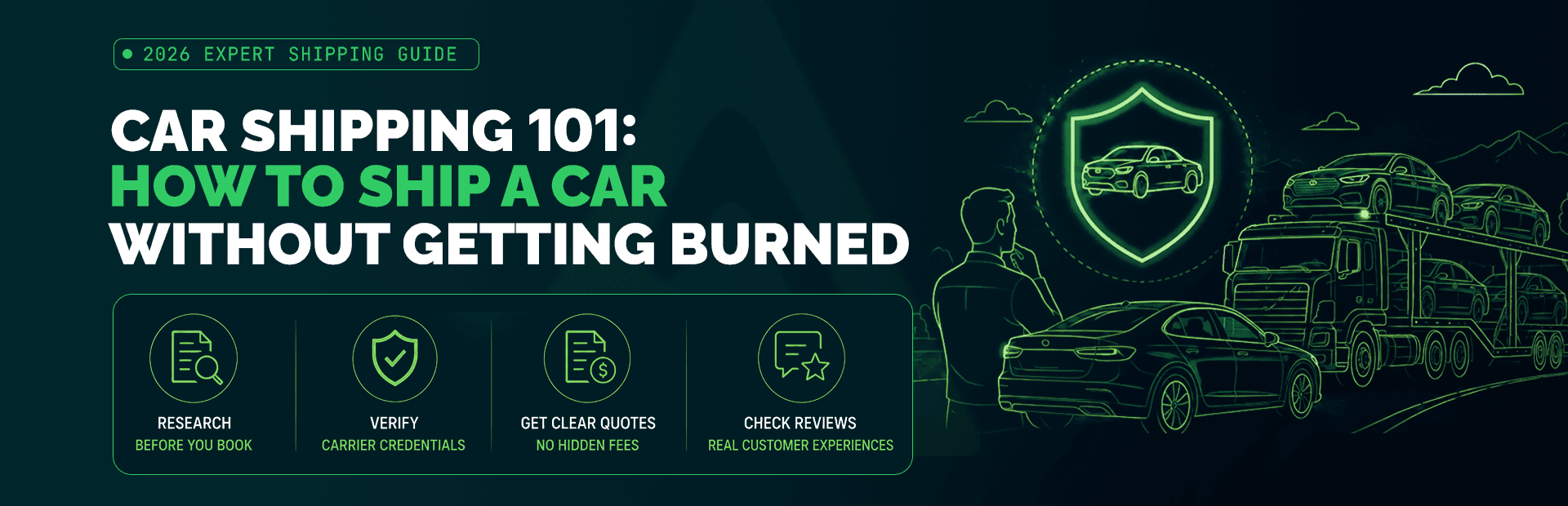 Car Shipping 101: How to Ship a Car Without Getting Scammed