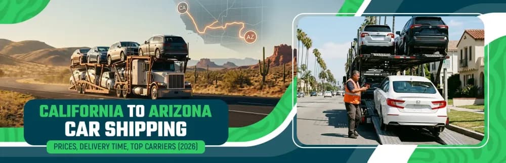 Shipping a Car From California to Arizona — Cost, Timing, Best Brokers (2026)