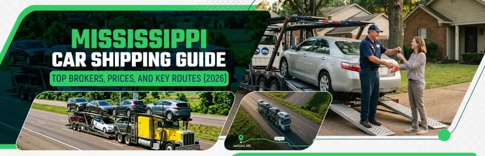 Mississippi Car Shipping Guide : Prices, Tips and Key Routes (2026)