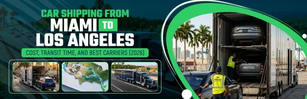 Transporte de Autos de Miami a Los Ángeles: Costo, Tiempo de Tránsito y Mejores Transportistas (2026)