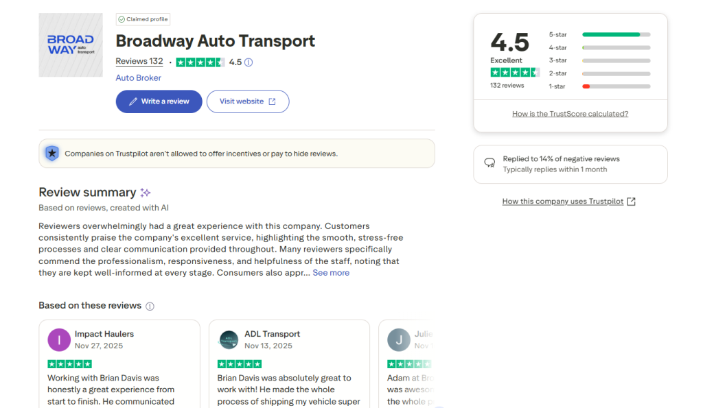 Complete Broadway Auto Transport Review With Data-Driven Service Findings 2 image 7